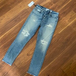 REDONE ORIGINALS HIGH RISE ANKLE CROP SIZE 26 NWT
